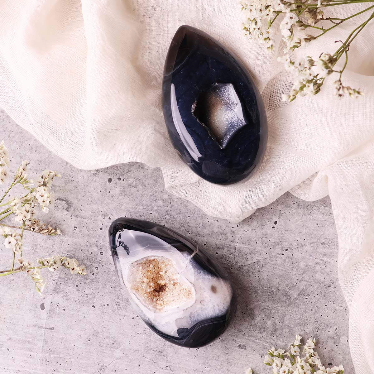 Black Sulemani Druzy Egg (2)