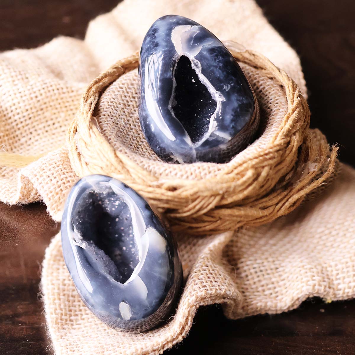 Black Sulemani Druzy Egg (7)