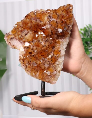 citrine cluster big points