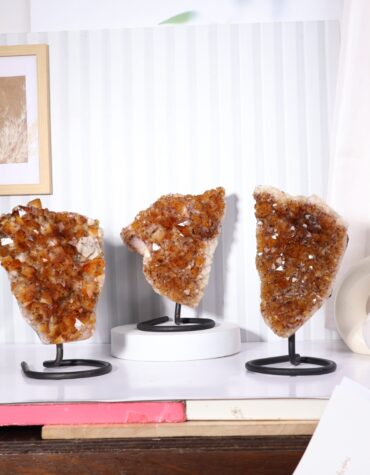 citrine cluster big points