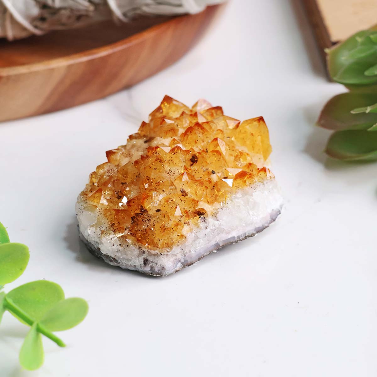 Citrine Cluster Small Point (1)