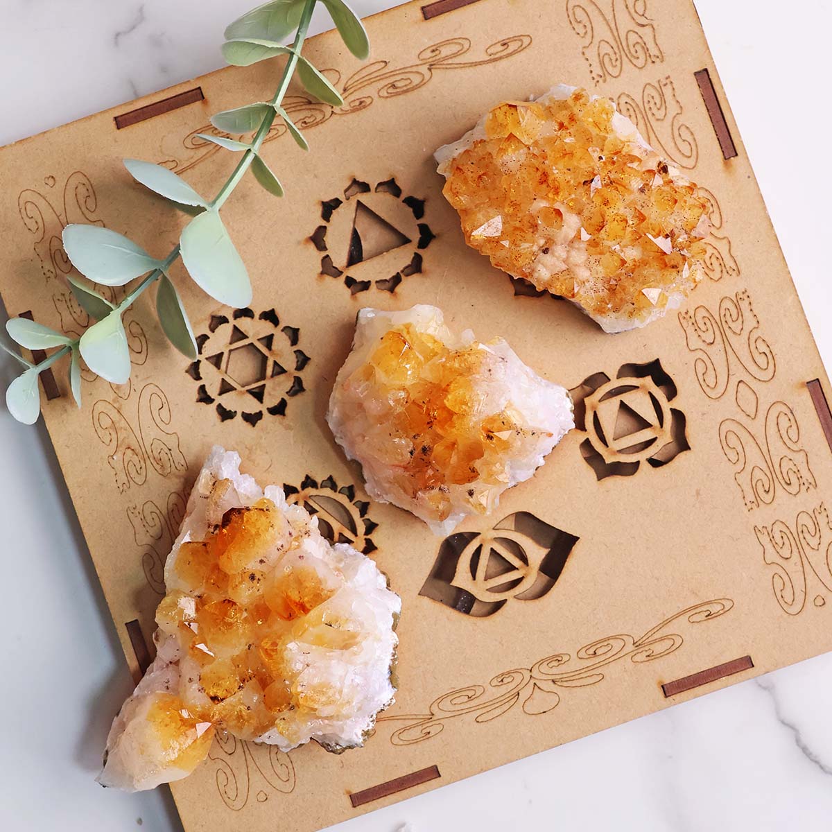 Citrine Cluster Small Point (10)