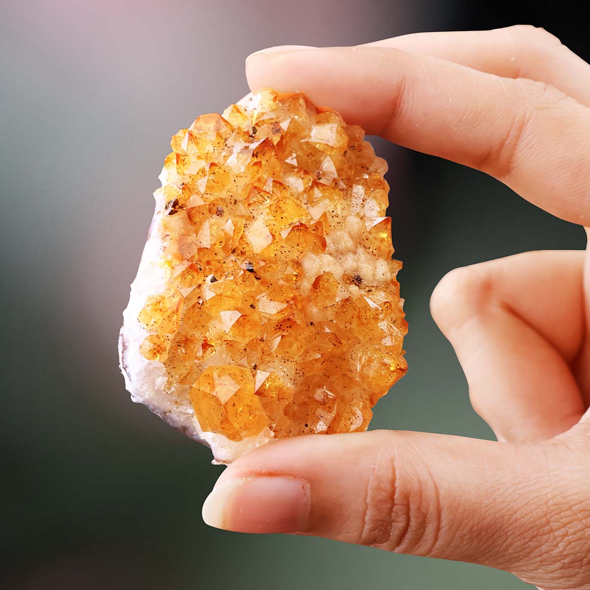 Citrine Cluster Small Point (2)