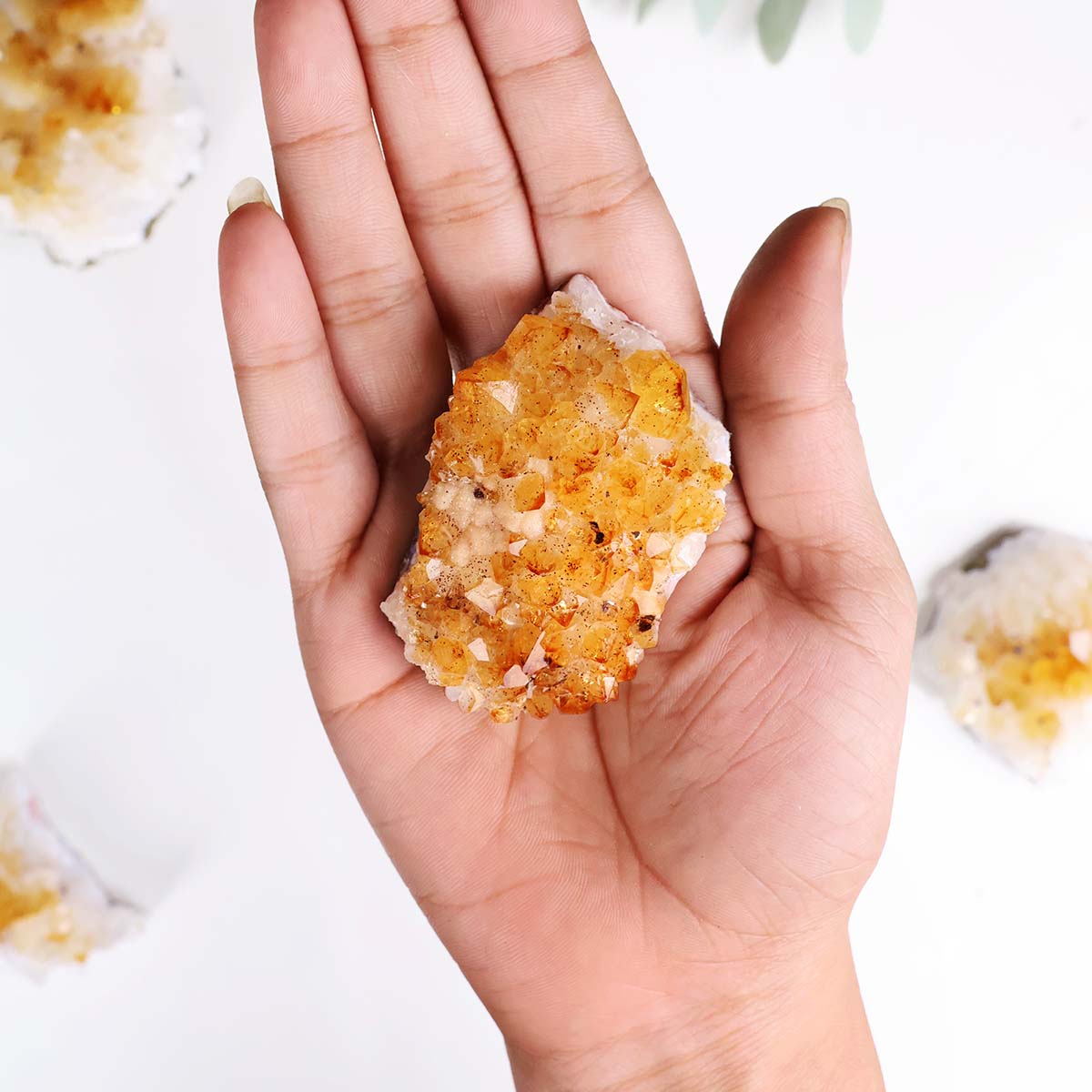 Citrine Cluster Small Point (3)