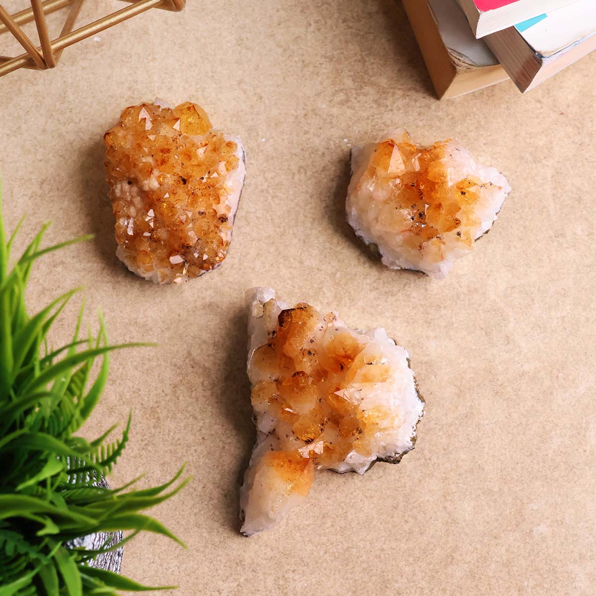 Citrine Cluster Small Point (5)