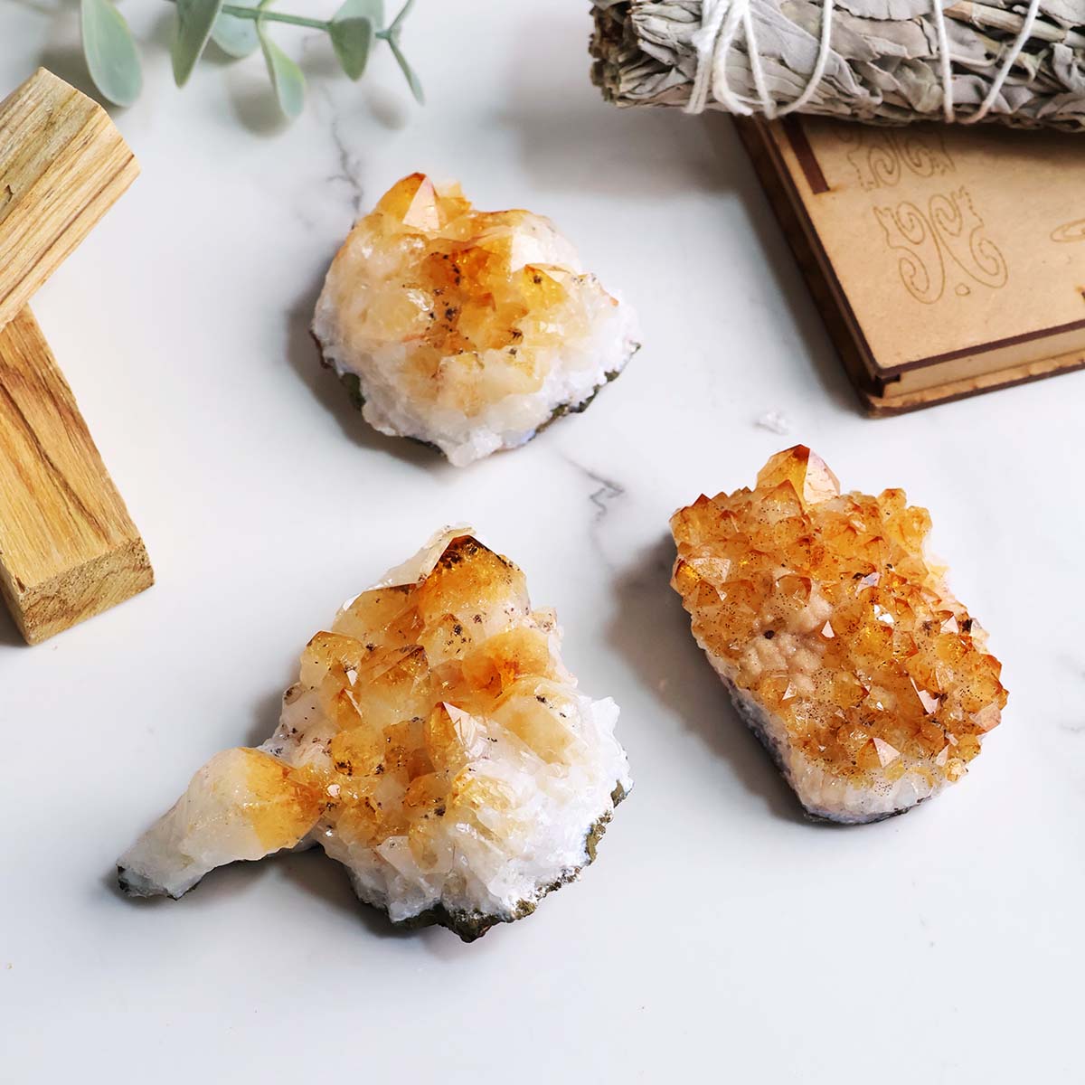 Citrine Cluster Small Point (9)