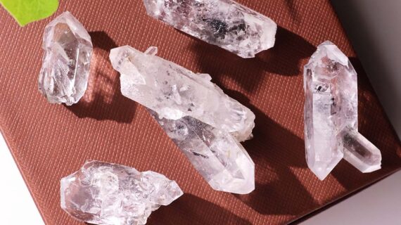 Clear Quartz Cluster With Black Tourmaline 5 Gms