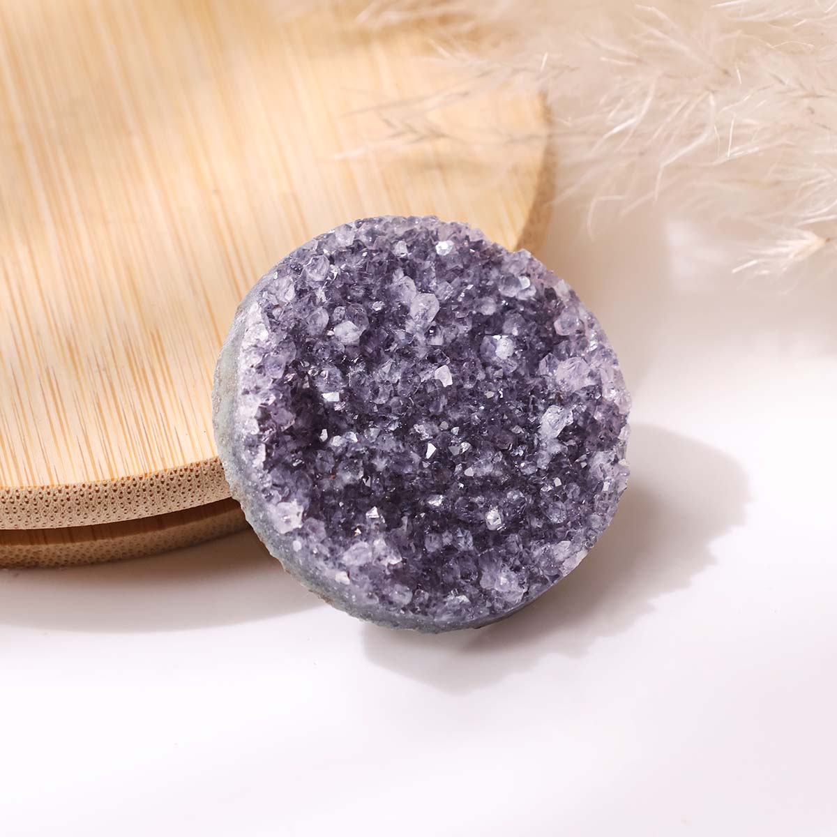 Colorful Amethyst Round Cluster (1)