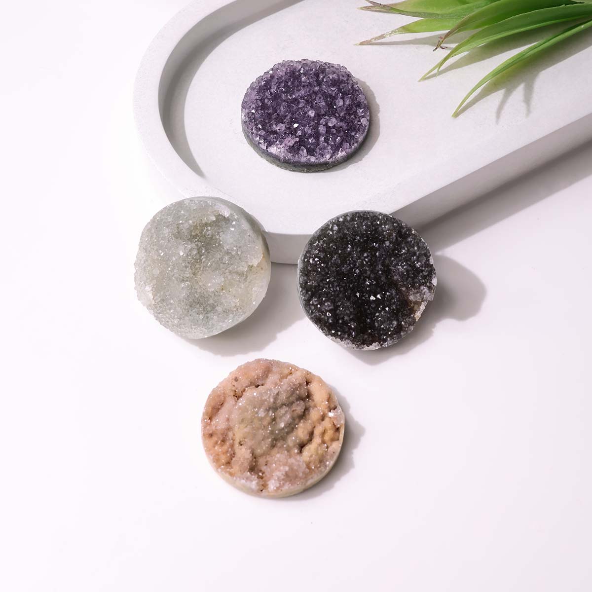 Colorful Amethyst Round Cluster (11)