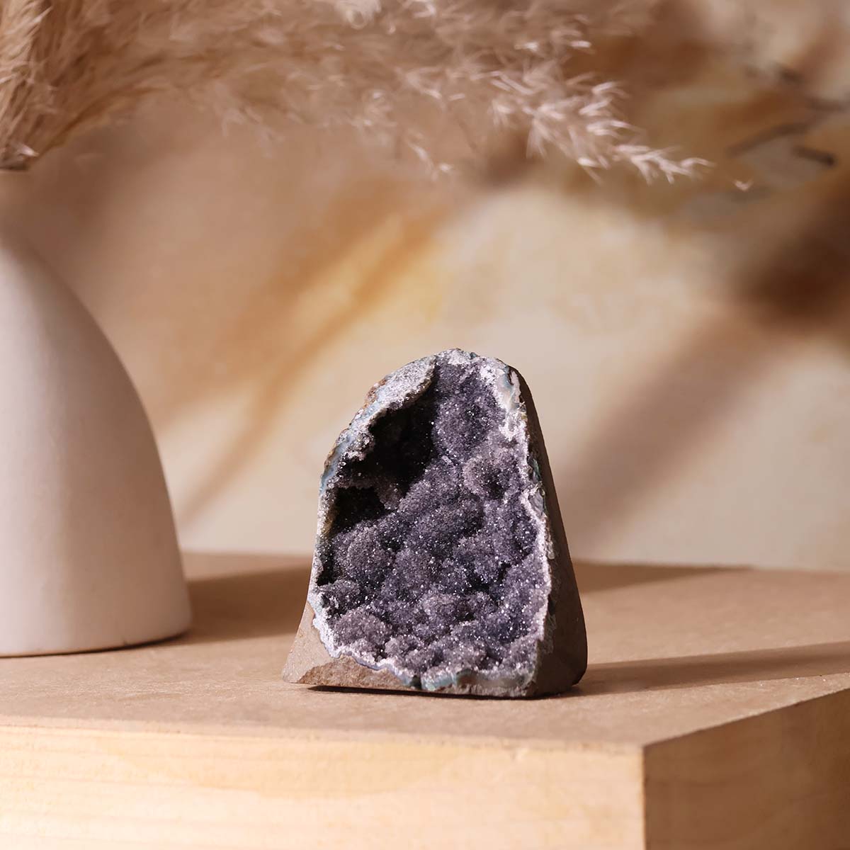 Colorful Amethyst Standing Cluster (1)