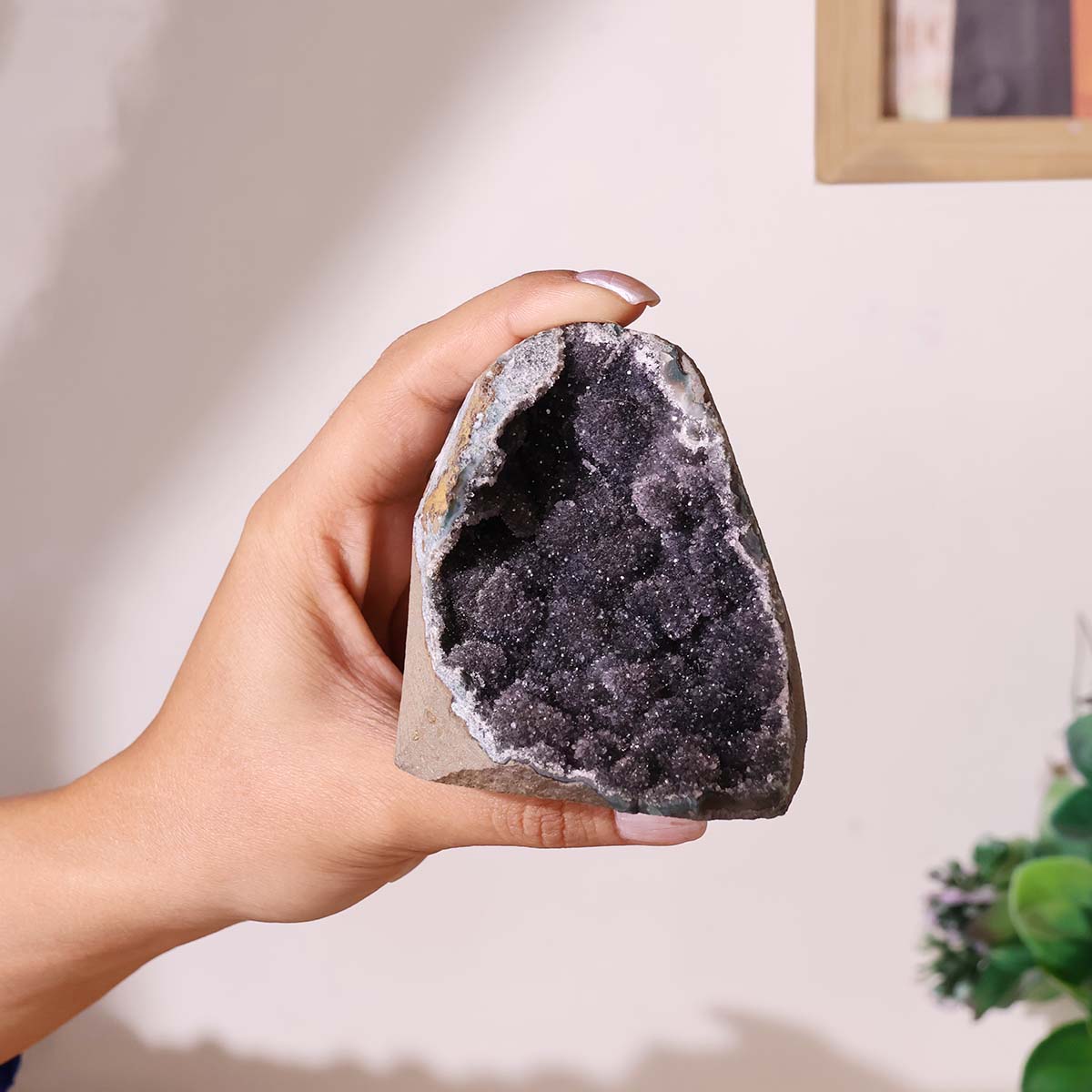 Colorful Amethyst Standing Cluster (10)