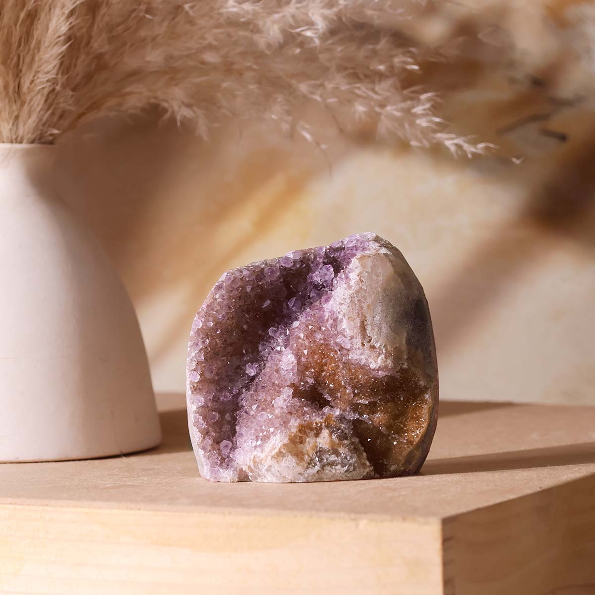 Colorful Amethyst Standing Cluster (11)