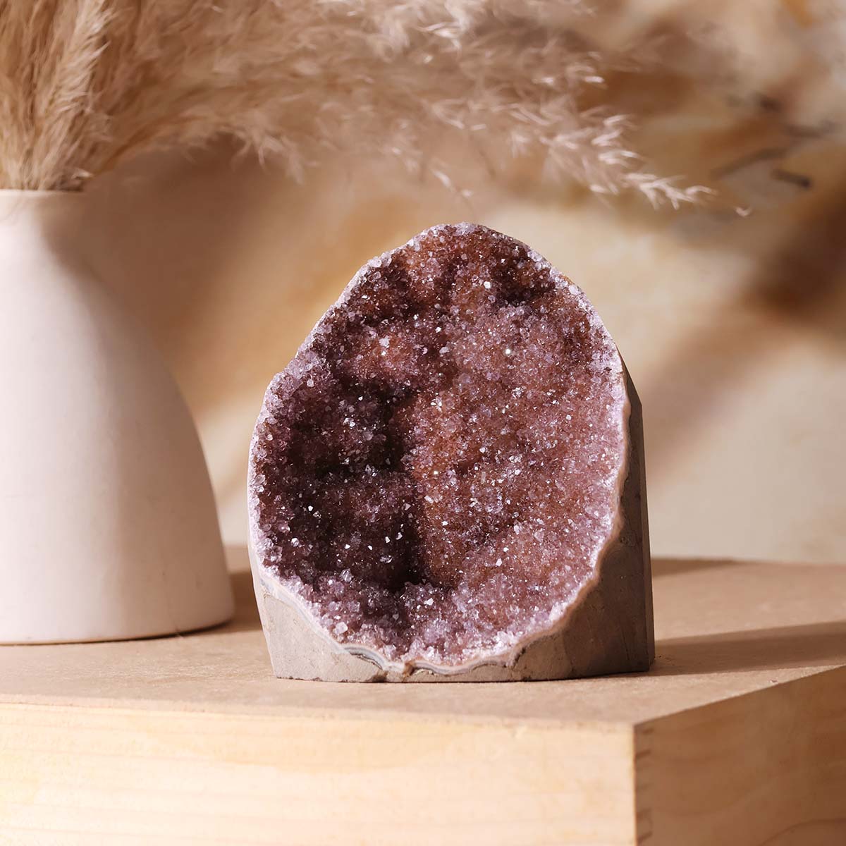 Colorful Amethyst Standing Cluster (12)