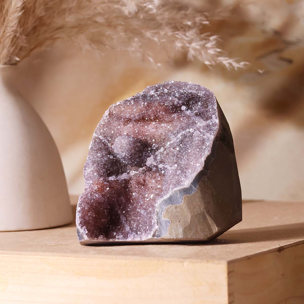 Colorful Amethyst Standing Cluster (15)