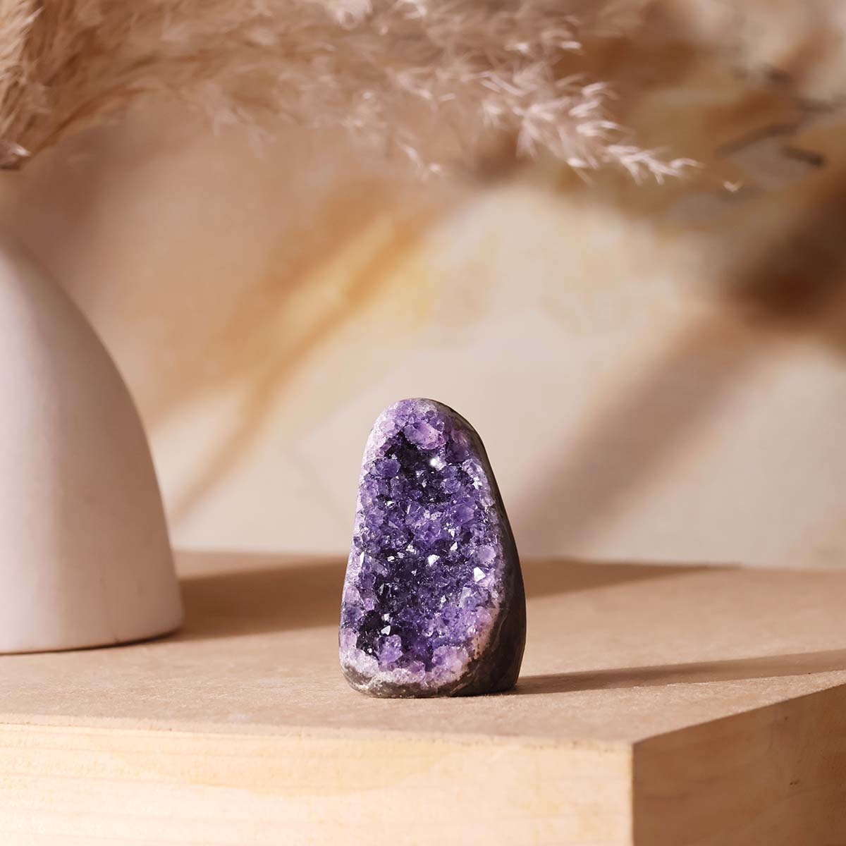 Colorful Amethyst Standing Cluster (17)