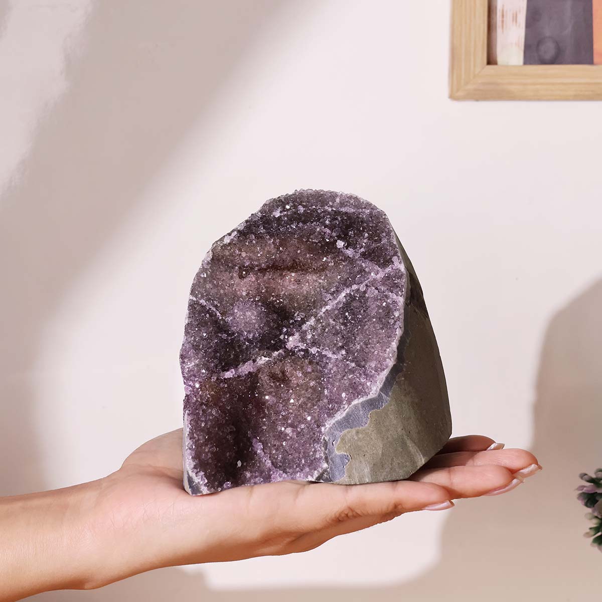 Colorful Amethyst Standing Cluster (5)