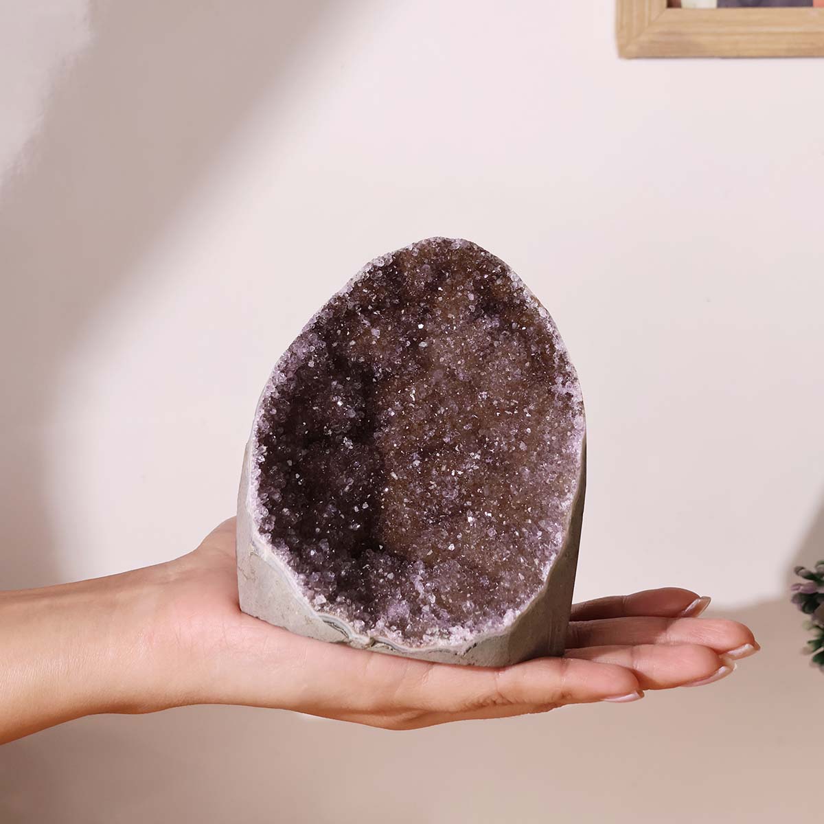 Colorful Amethyst Standing Cluster (6)