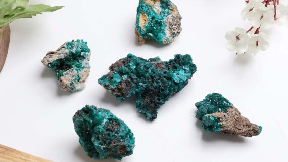 Dioptase Cluster