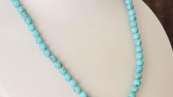 Firoza Beads Necklace 8mm