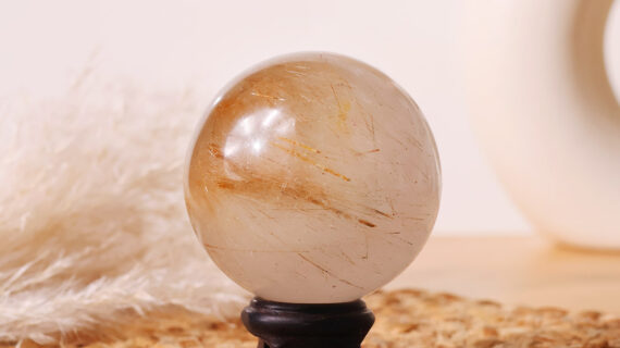 Golden Rutile Ball
