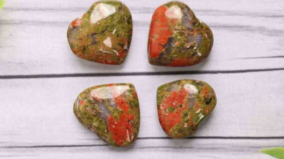 Unakite Mini Heart