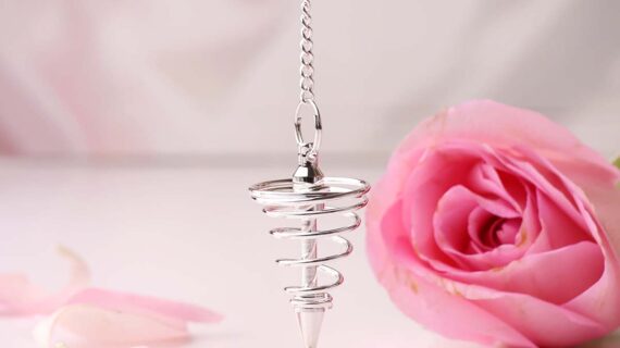 Silver Spiral Pendulum