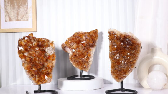 Citrine Cluster Big Points