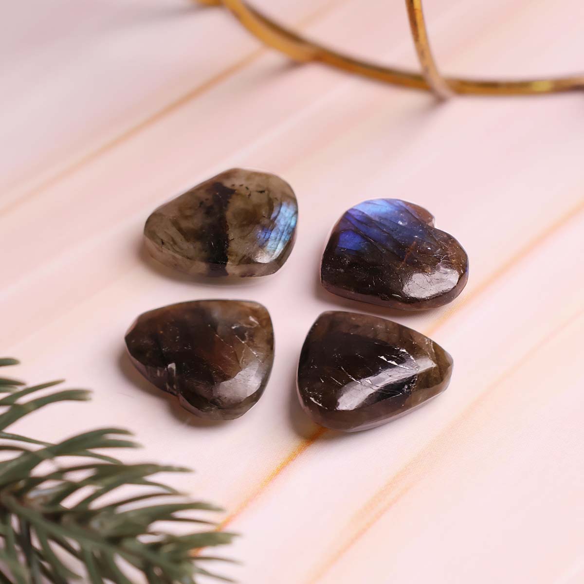 Labradorite Mini Heart (2)