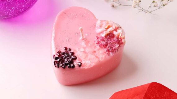 Love Heart Candle