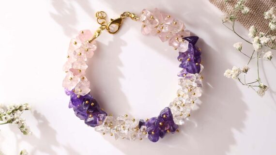 Mental Peace Chips Bunch Bracelet