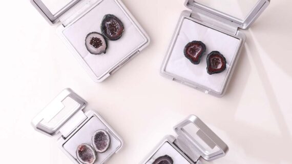 Mexican Druzy Agate Pair