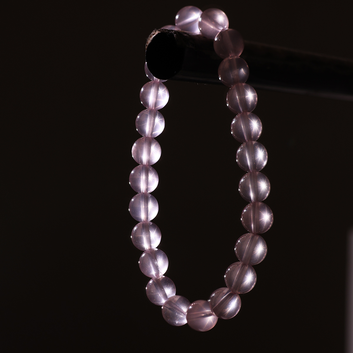 Mozambique Rose Quartz bracelet 8mm (6)