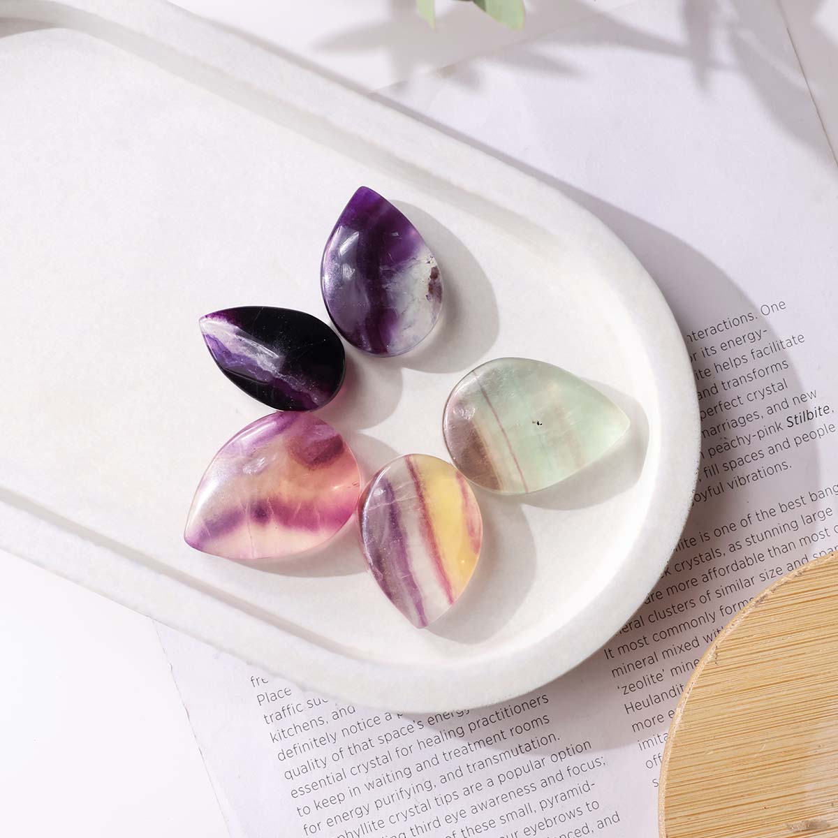 Multi Fluorite Cabochon (3)