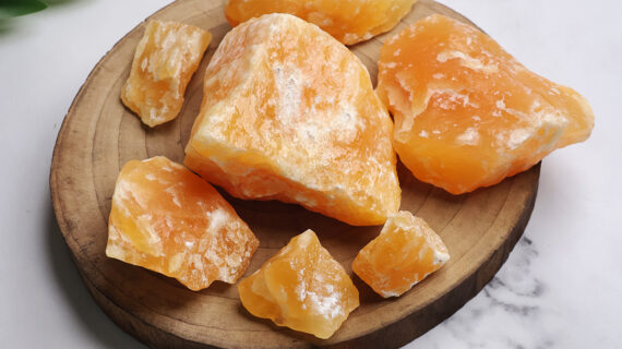Orange Calcite Raw