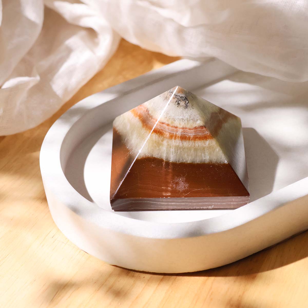 Pink Aragonite Pyramid (6)