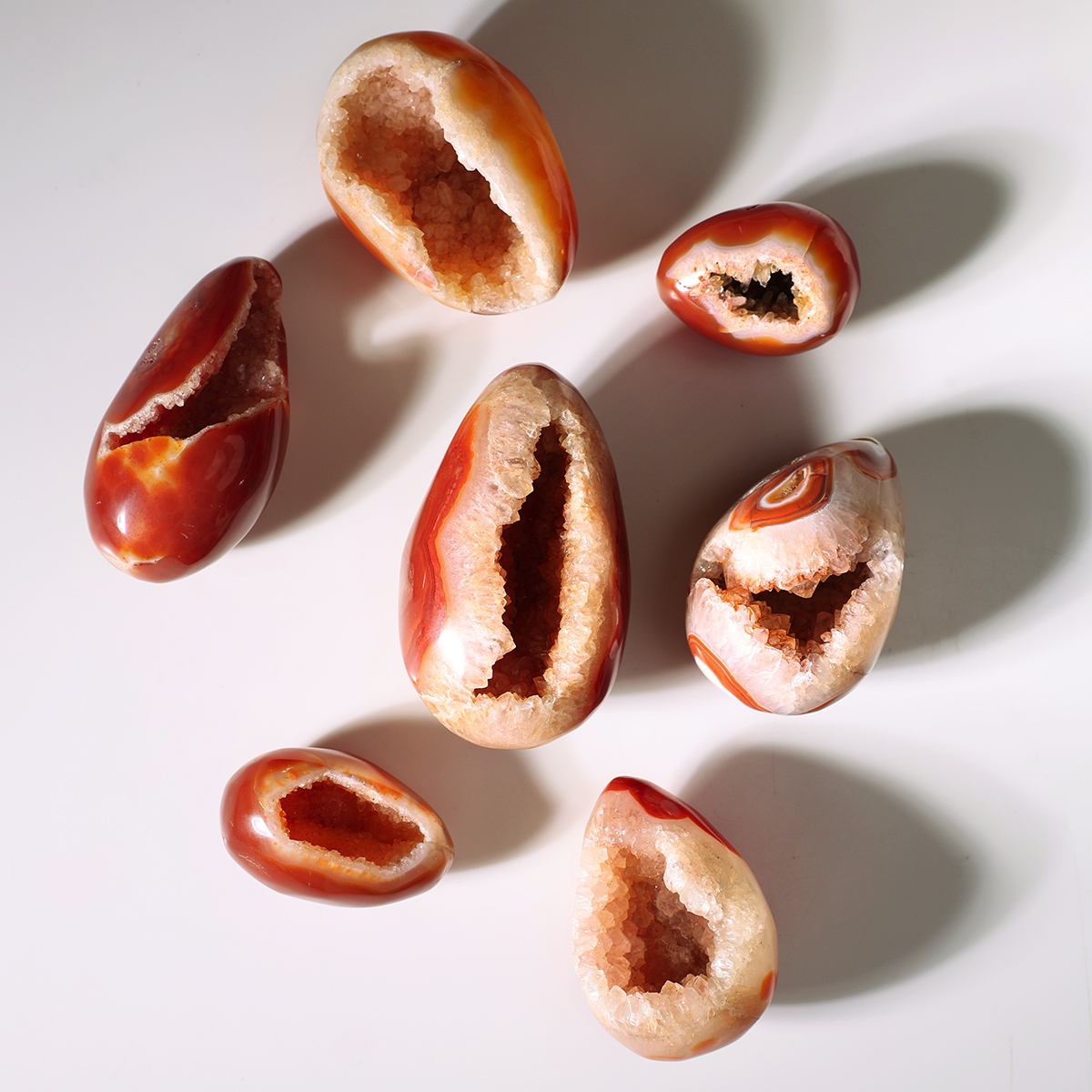 Red Carnelian Druzy Egg (5)