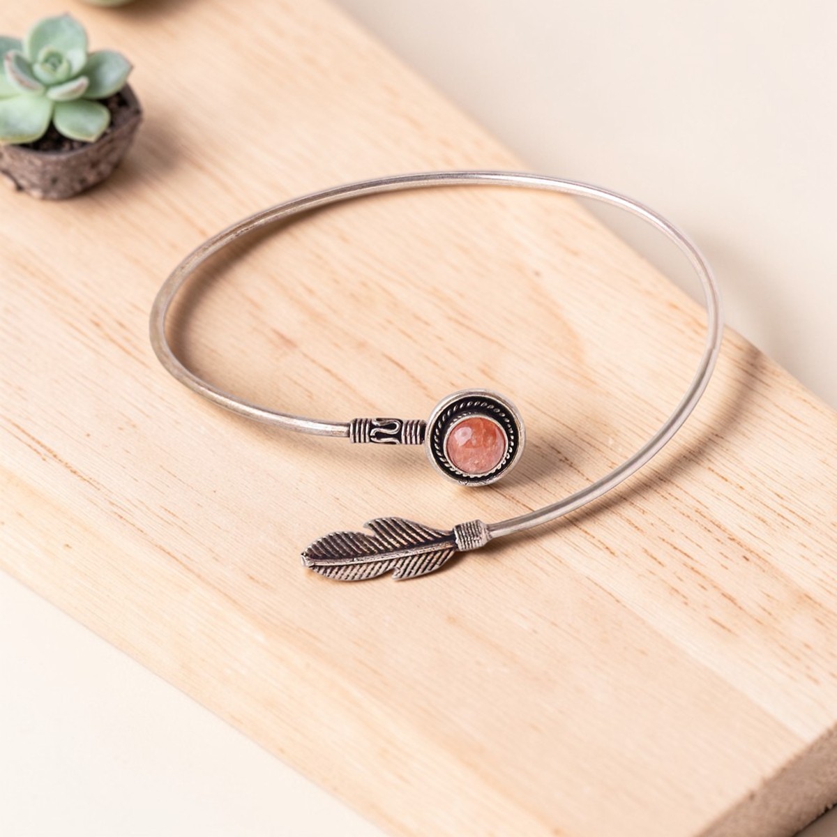 Red Carnelian Kada Anklet (1)