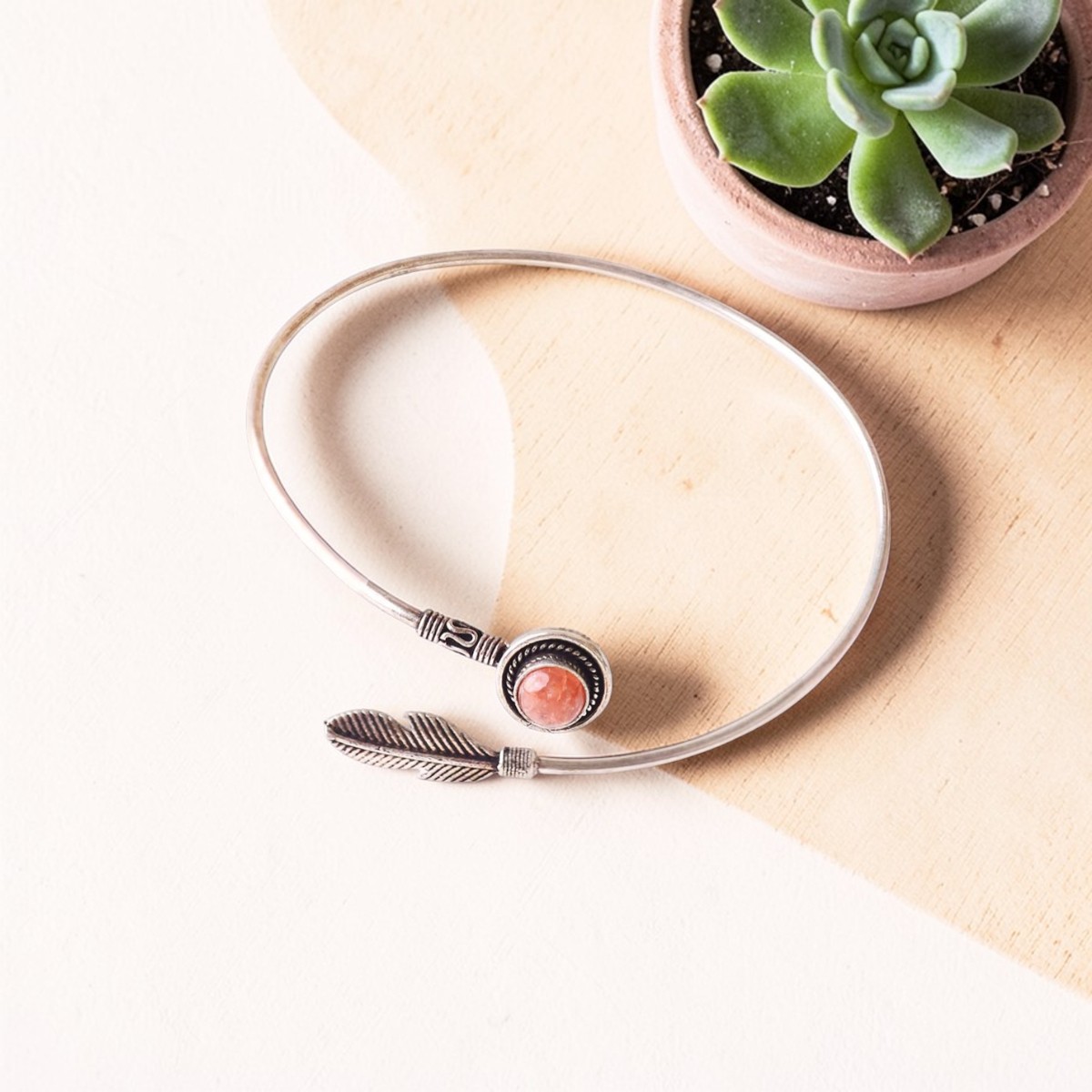 Red Carnelian Kada Anklet (2)