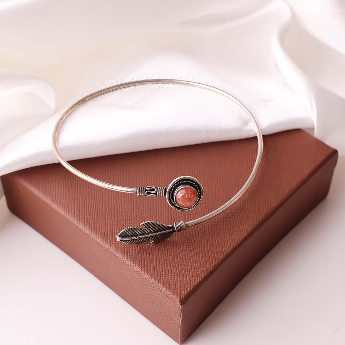 Red Carnelian Kada Anklet (4)