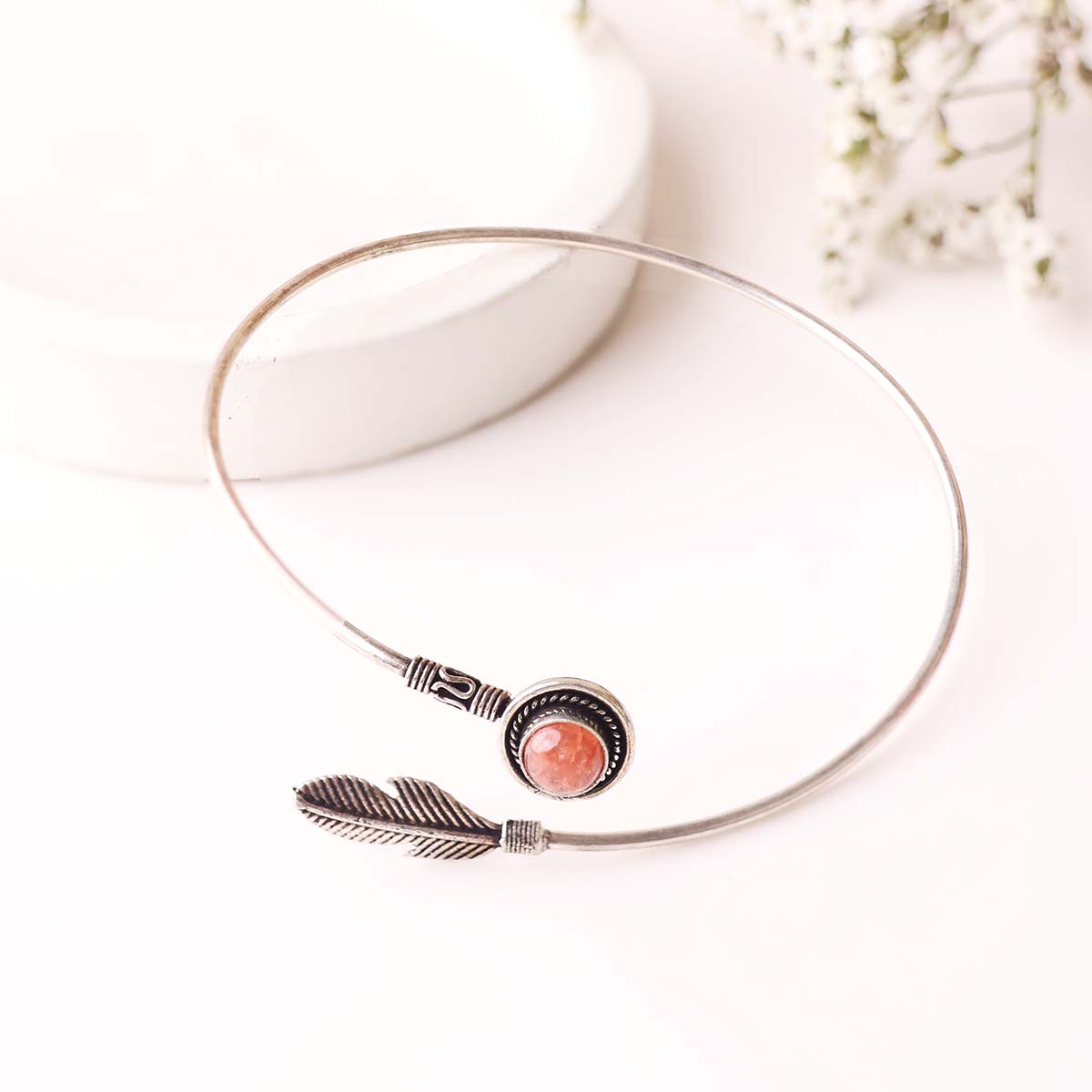 Red Carnelian Kada Anklet (6)