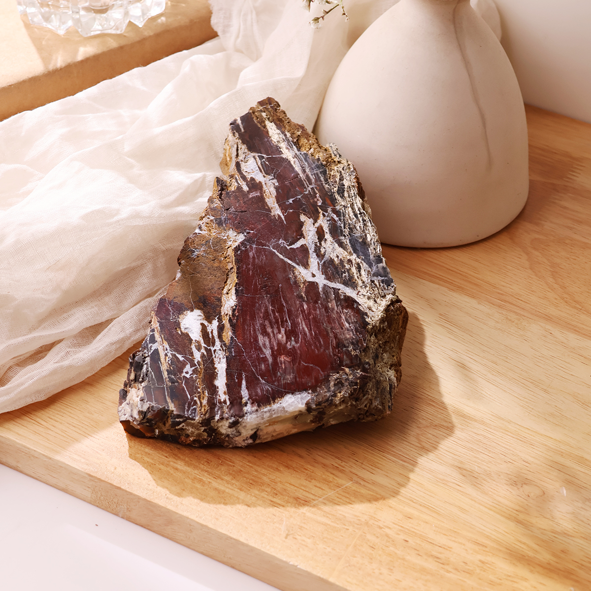 Red Petrified Wood Slab (2)