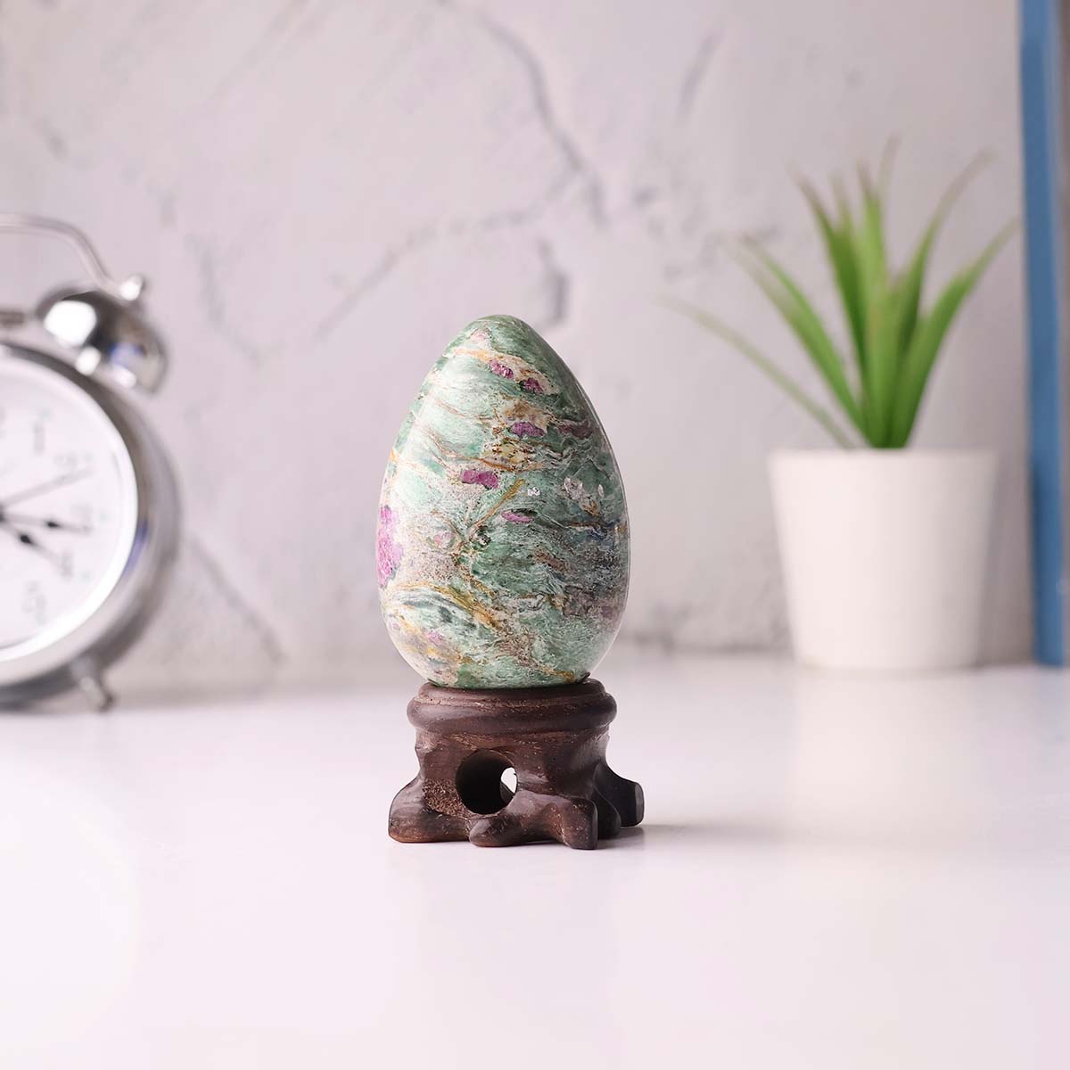 Ruby Fuchsite Egg (1)