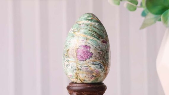 Ruby Fuchsite Egg