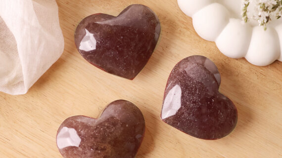 Strawberry Quartz Heart Hq