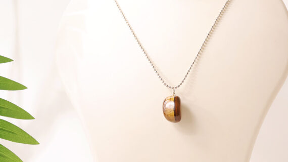Tiger Eye Tumble Pendant