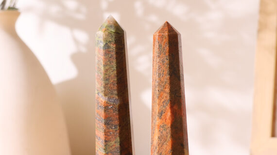 Unakite Stone Pencil 50-100 Gms