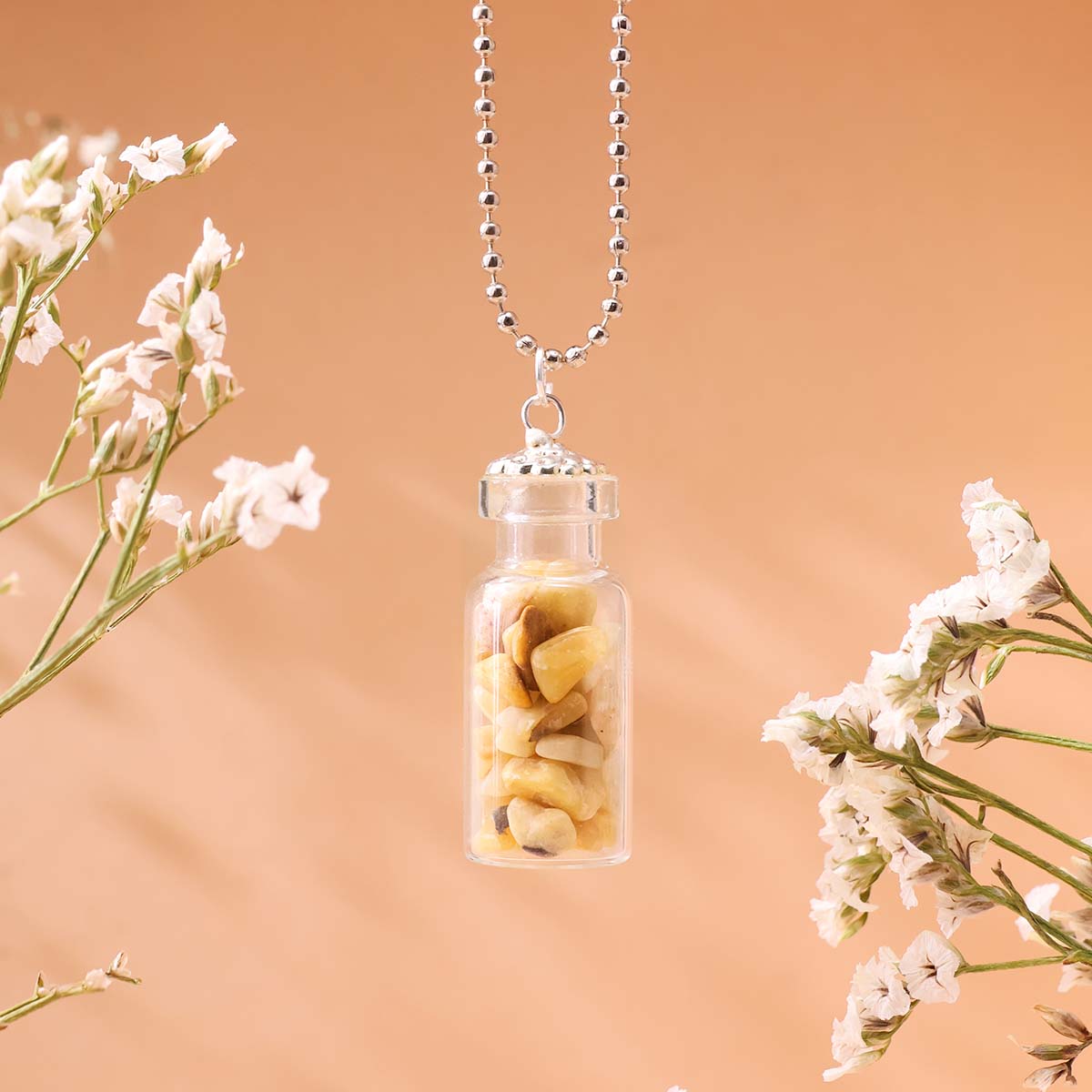 Yellow Aventurine Bottle Pendant (2)