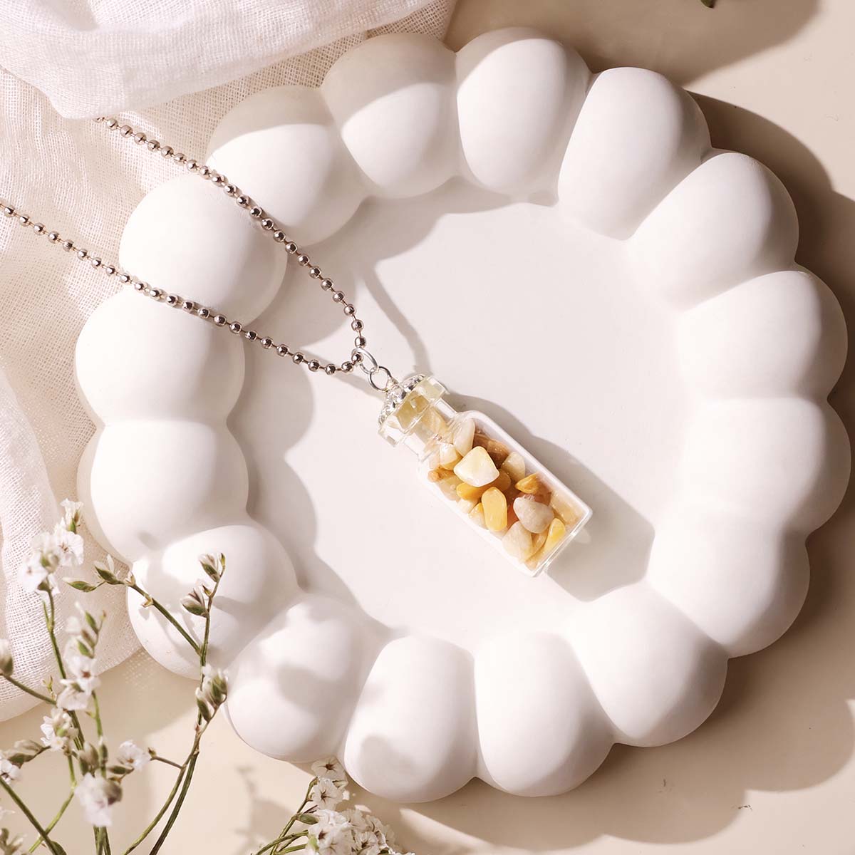 Yellow Aventurine Bottle Pendant (3)