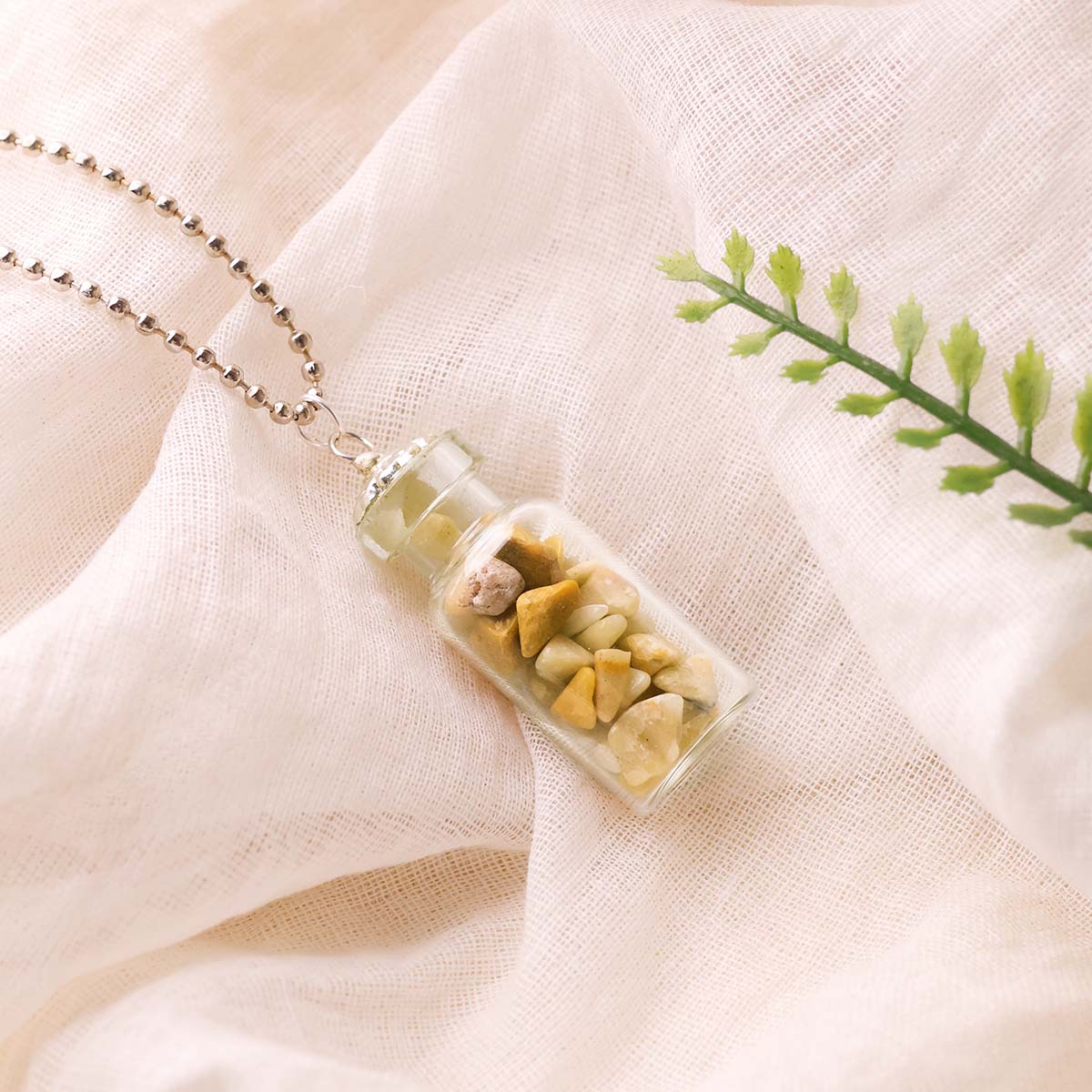 Yellow Aventurine Bottle Pendant (4)