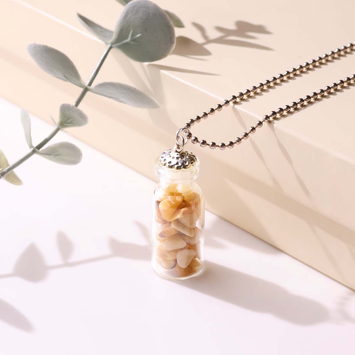 Yellow Aventurine Bottle Pendant (5)